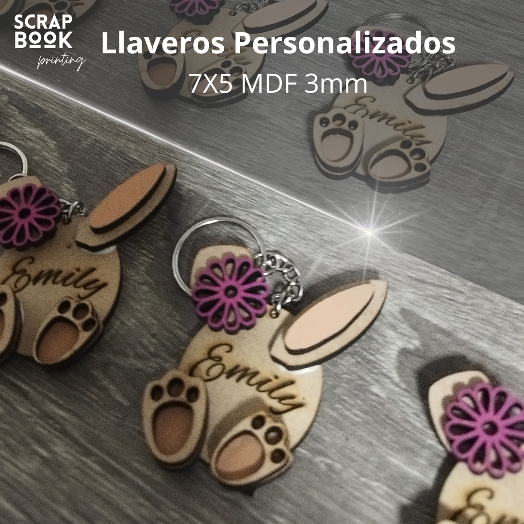30 Llaveros conejito