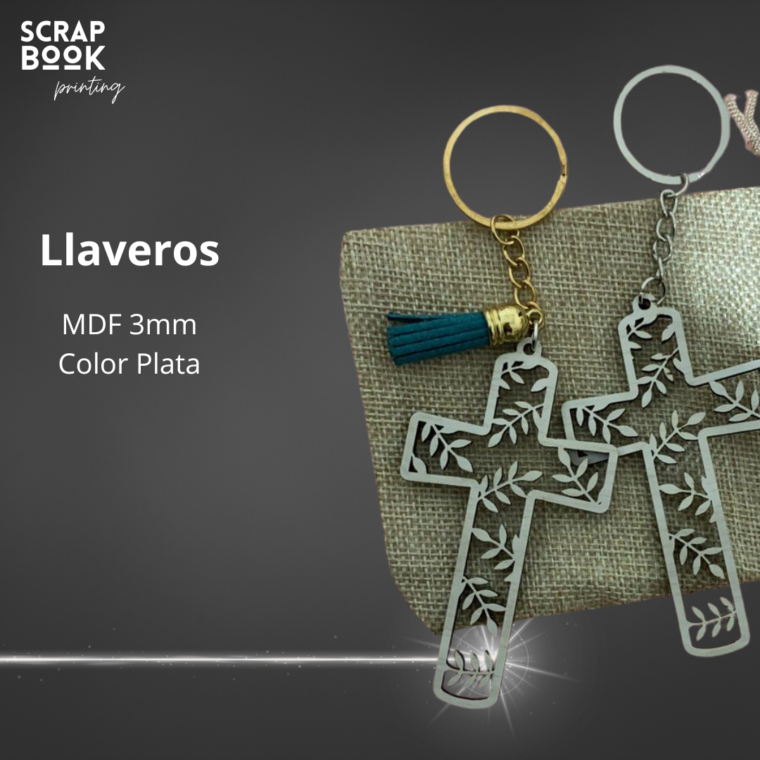 30 Llaveros cruz