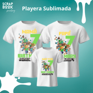 Playera Blanca Sublimada