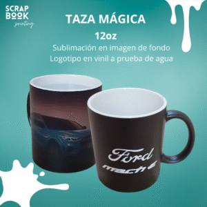 Taza Mágica Personalizada 12oz