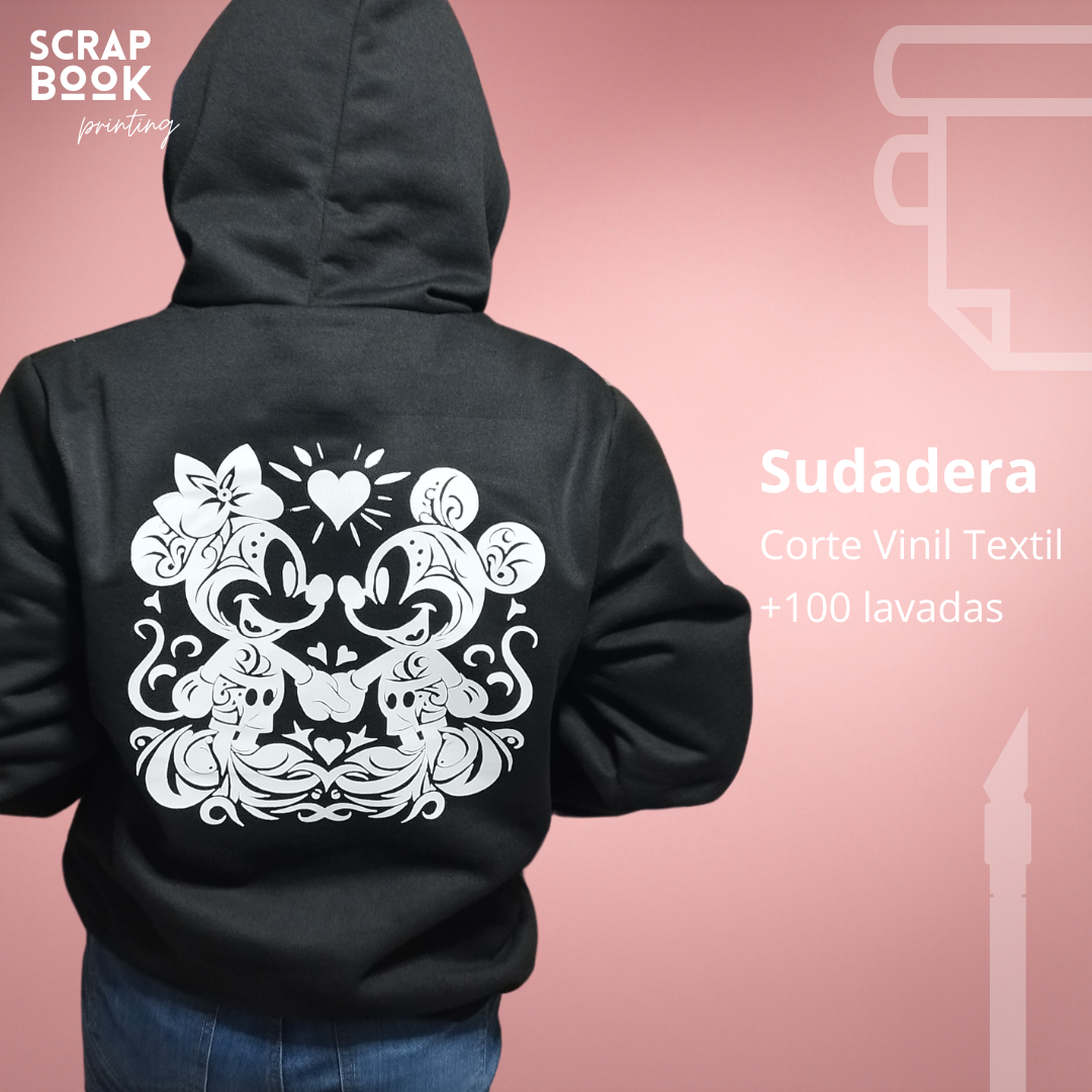 Sudadera personalizada con vinil textil