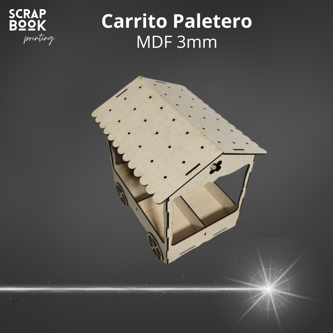 Carrito Paletero de MDF