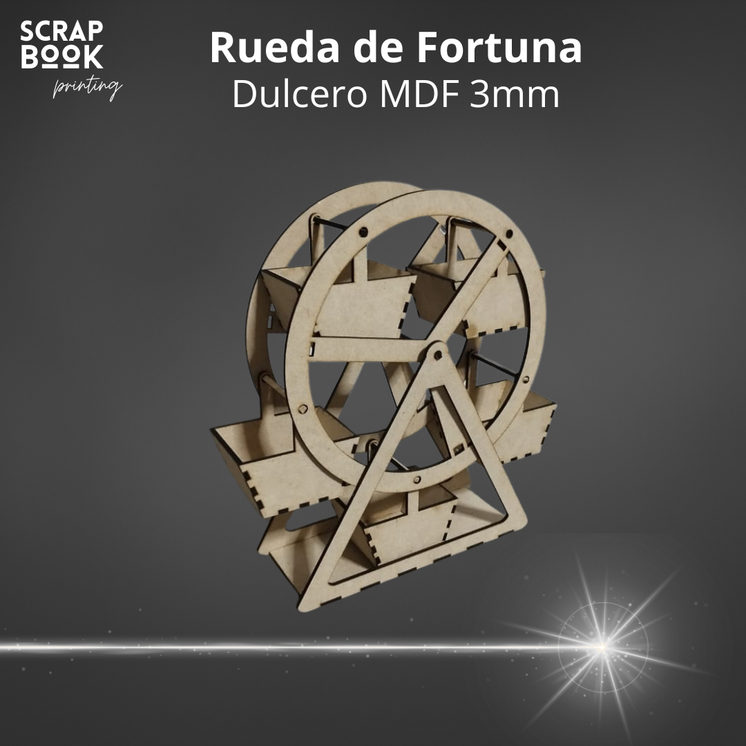 Dulcero Rueda de la Fortuna MDF