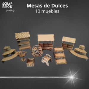 Mesa de Dulces 10 muebles