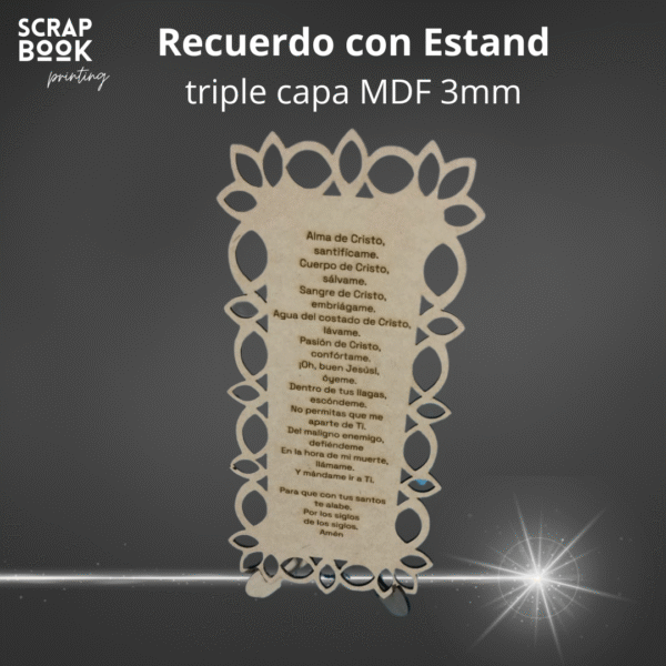 Docena Recuerdo Oración con Estand - Image 3